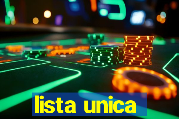 lista unica